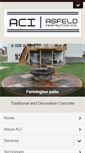 Mobile Screenshot of concreteaci.com